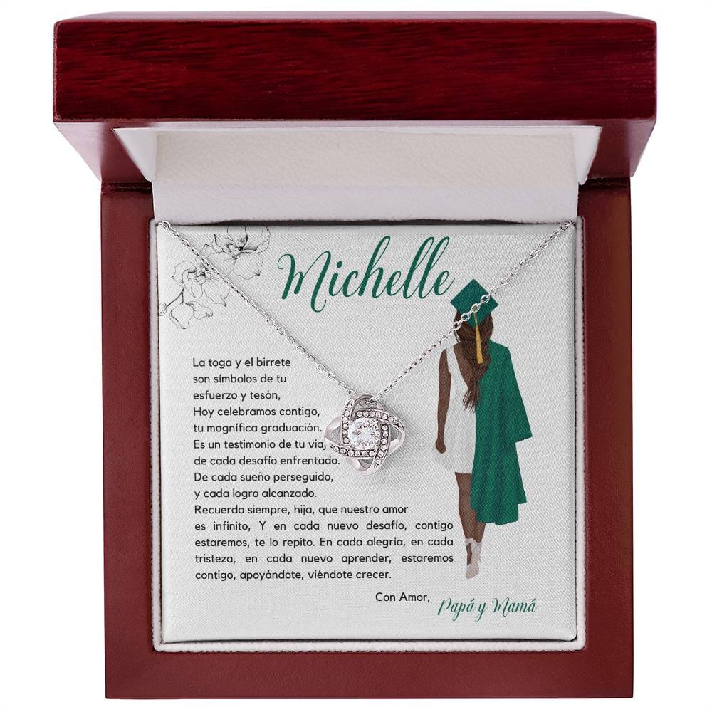 Un Collar de Nudo de Amor para Celebrar su Graduación Jewelry/LoveKnot 