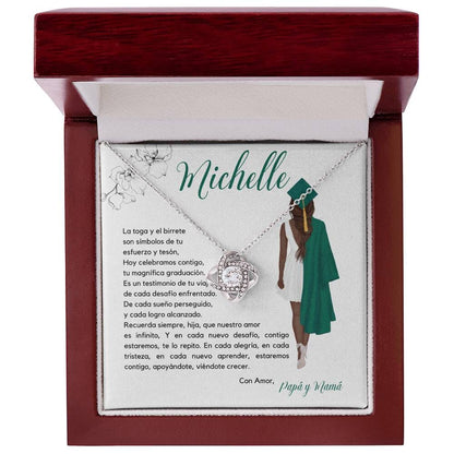 Un Collar de Nudo de Amor para Celebrar su Graduación Jewelry/LoveKnot 