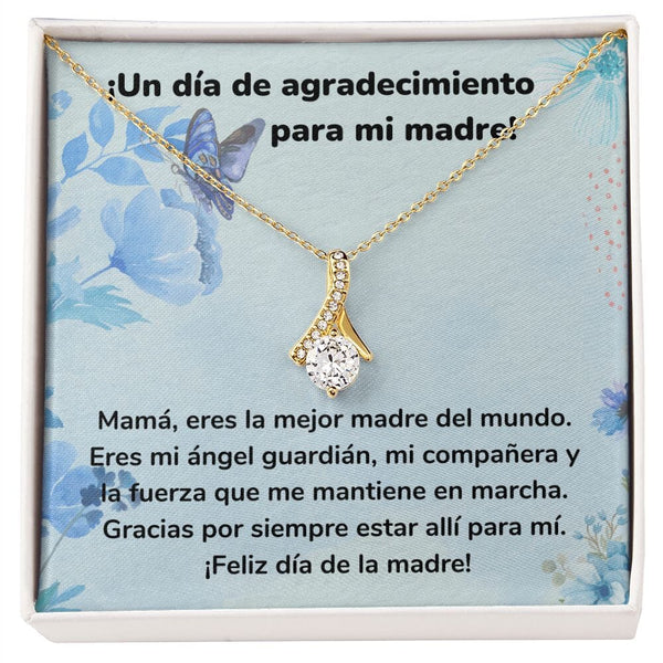¡Un día de agradecimiento para mi madre! Collar Belleza Seductora (Alluring Beauty) Para Mamá Jewelry/AlluringBeauty Acabado en Oro Amarillo de 18 quilates Standard Box 