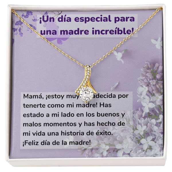 ¡Un día especial para una madre increíble! Collar Belleza Seductora (Alluring Beauty) Para Mamá Jewelry/AlluringBeauty Acabado en Oro Amarillo de 18 quilates Standard Box 