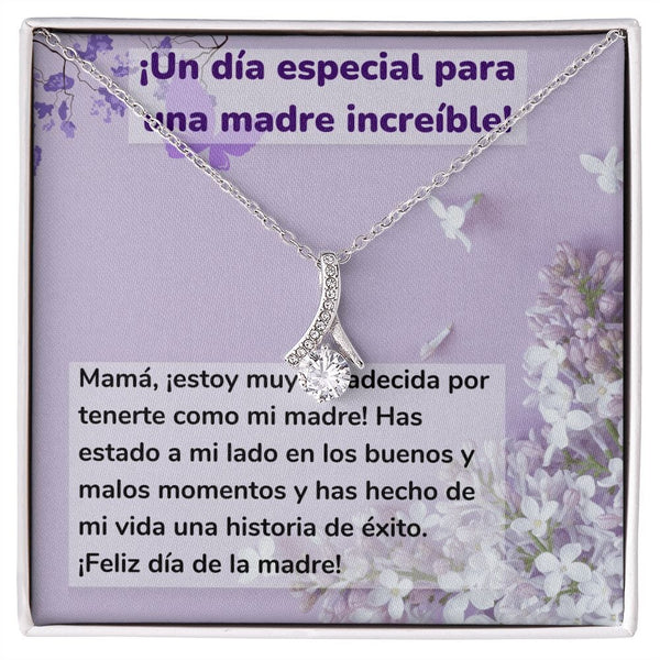 ¡Un día especial para una madre increíble! Collar Belleza Seductora (Alluring Beauty) Para Mamá Jewelry/AlluringBeauty Acabado en oro blanco de 14 k Standard Box 