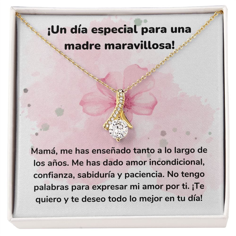 ¡Un día especial para una madre maravillosa! Collar Belleza Seductora (Alluring Beauty) Para Mamá Jewelry/AlluringBeauty Acabado en Oro Amarillo de 18 quilates Standard Box 