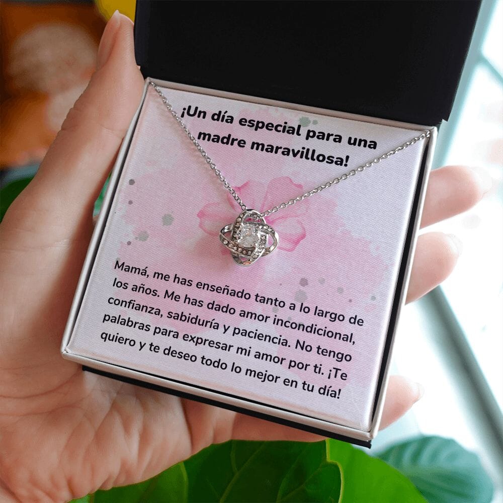 ¡Un día especial para una madre maravillosa! Collar Para Mamá Nudo de Amor (LoveKnot) Jewelry/LoveKnot 