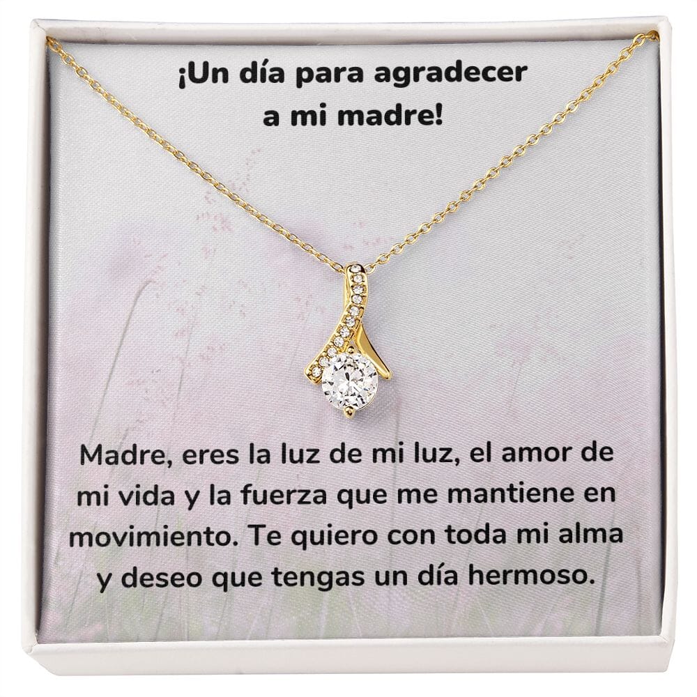 ¡Un día para agradecer a mi madre! Collar Belleza Seductora (Alluring Beauty) Para Mamá Jewelry/AlluringBeauty Acabado en Oro Amarillo de 18 quilates Standard Box 