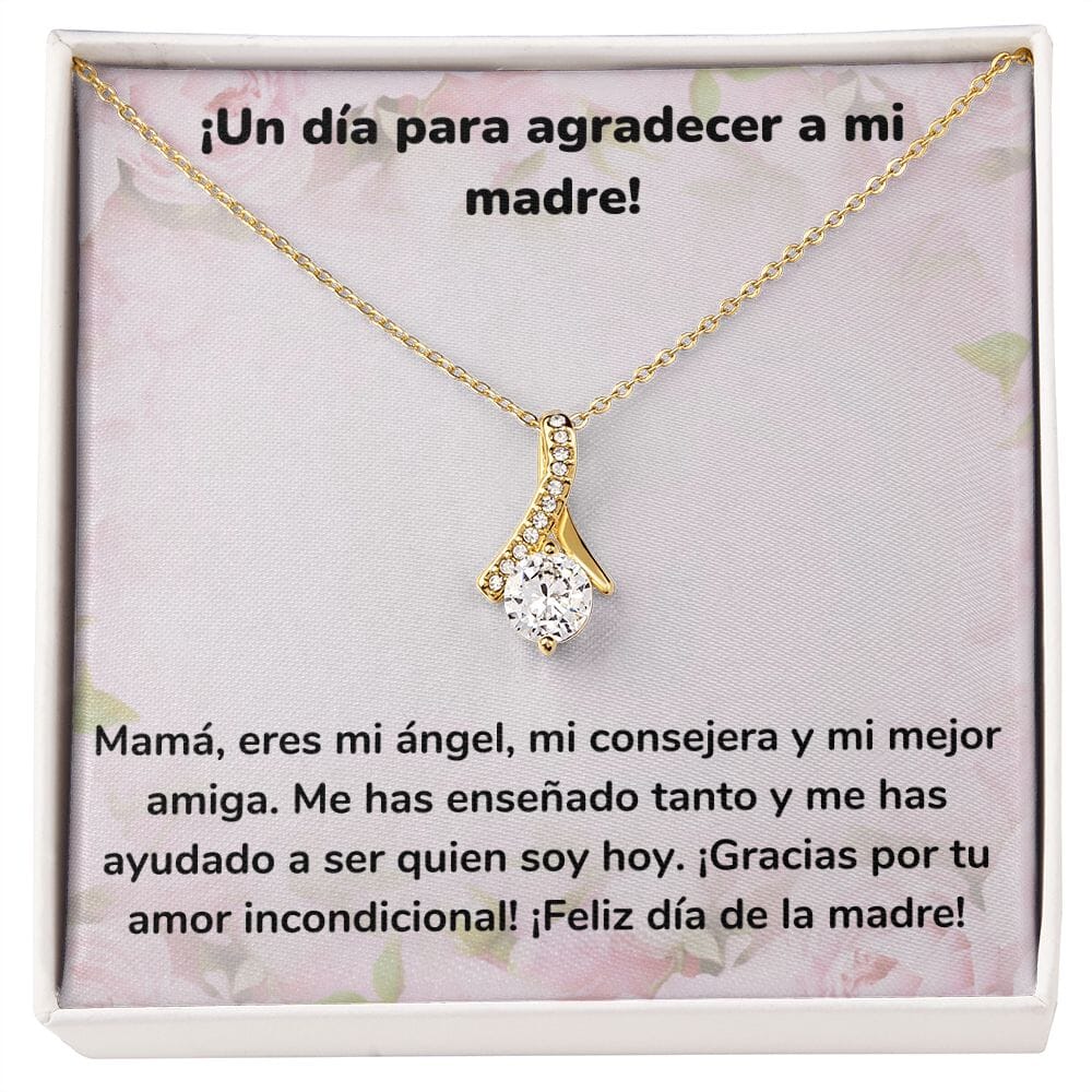 ¡Un día para agradecer a mi madre! Collar Belleza Seductora (Alluring Beauty) Para Mamá Jewelry/AlluringBeauty Acabado en Oro Amarillo de 18 quilates Standard Box 