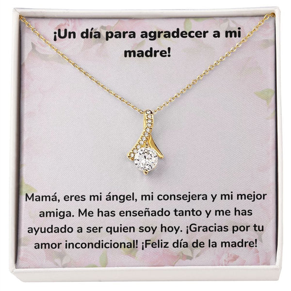 ¡Un día para agradecer a mi madre! Collar Belleza Seductora (Alluring Beauty) Para Mamá Jewelry/AlluringBeauty Acabado en Oro Amarillo de 18 quilates Standard Box 