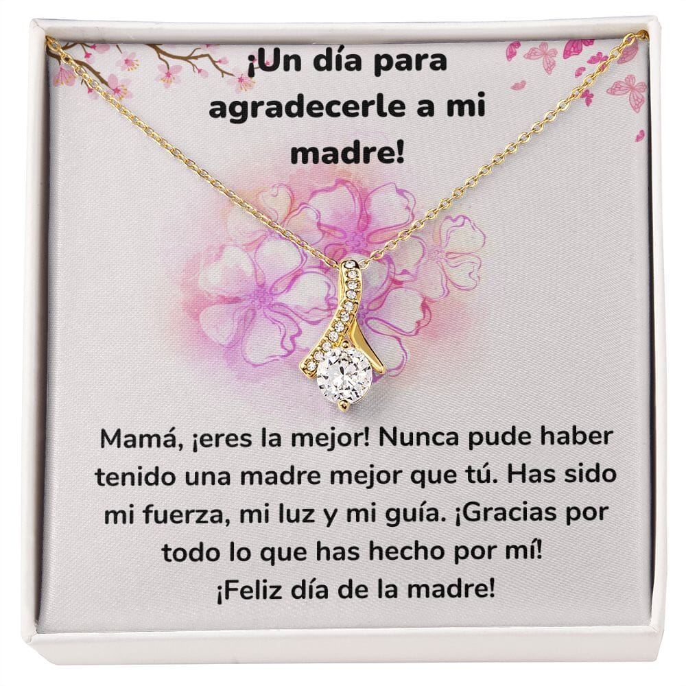 ¡Un día para agradecerle a mi madre! Collar Belleza Seductora (Alluring Beauty) Para Mamá Jewelry/AlluringBeauty Acabado en Oro Amarillo de 18 quilates Standard Box 