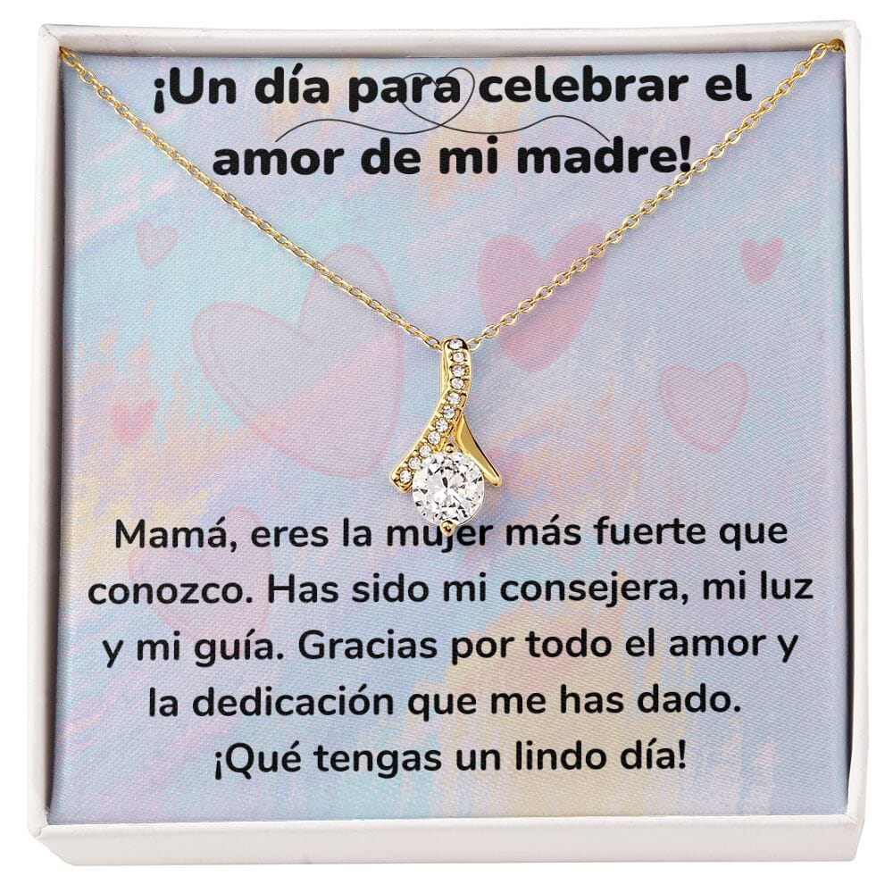 ¡Un día para celebrar el amor de mi madre! Collar Belleza Seductora (Alluring Beauty) Para Mamá Jewelry/AlluringBeauty Acabado en Oro Amarillo de 18 quilates Standard Box 