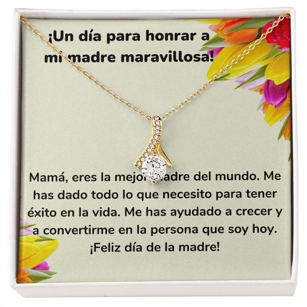 ¡Un día para honrar a mi madre maravillosa! Collar Belleza Seductora (Alluring Beauty) Para Mamá Jewelry ShineOn Fulfillment <p>Acabado en Oro Amarillo de 18 quilates</p> Standard Box 