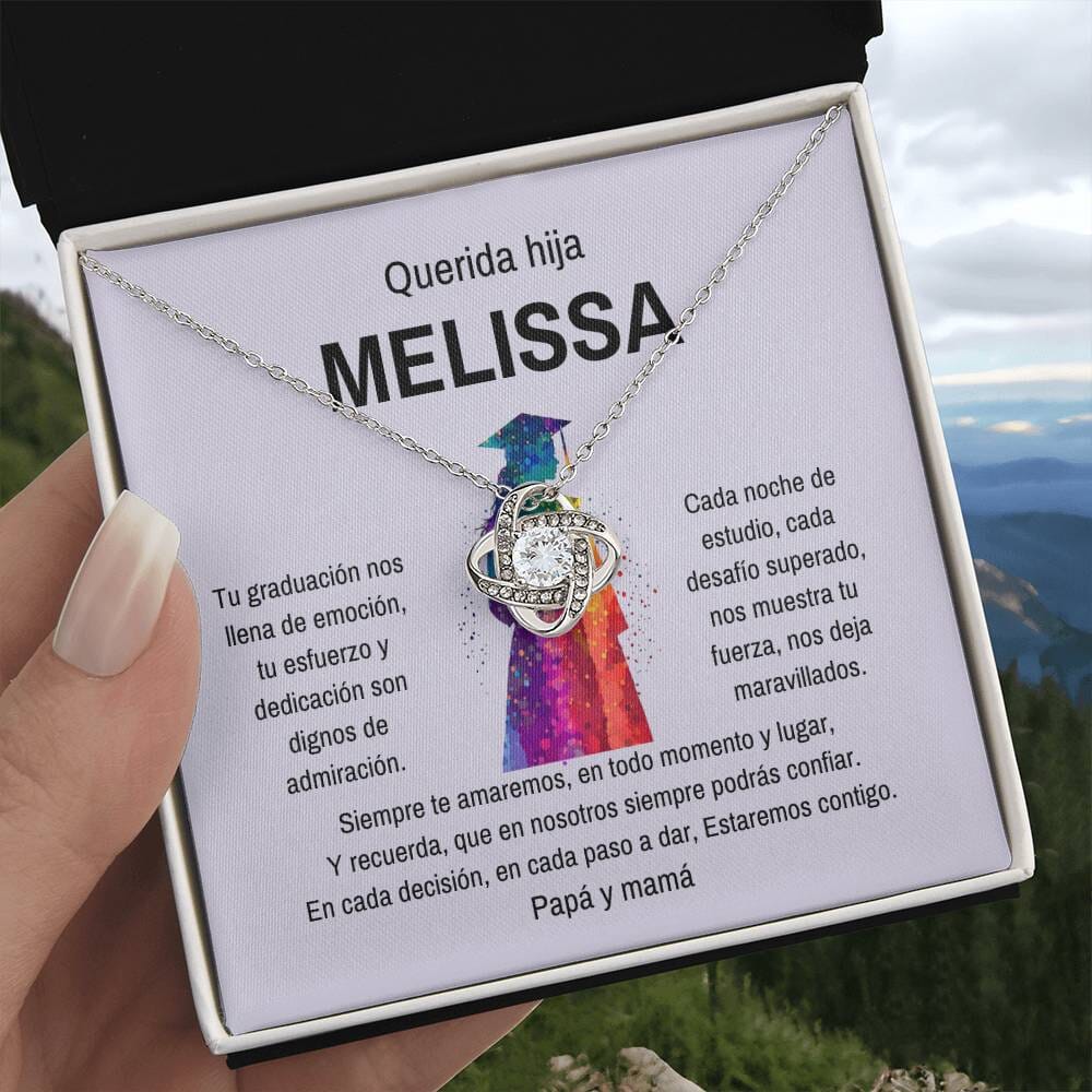 Un Lazo Eterno de Amor y Orgullo: El Colgante Nudo de Amor para Celebrar Su Graduación Jewelry/LoveKnot 