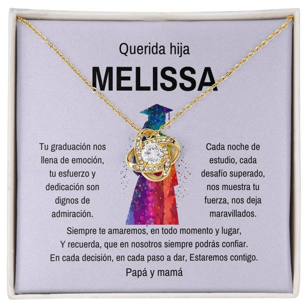Un Lazo Eterno de Amor y Orgullo: El Colgante Nudo de Amor para Celebrar Su Graduación Jewelry/LoveKnot 