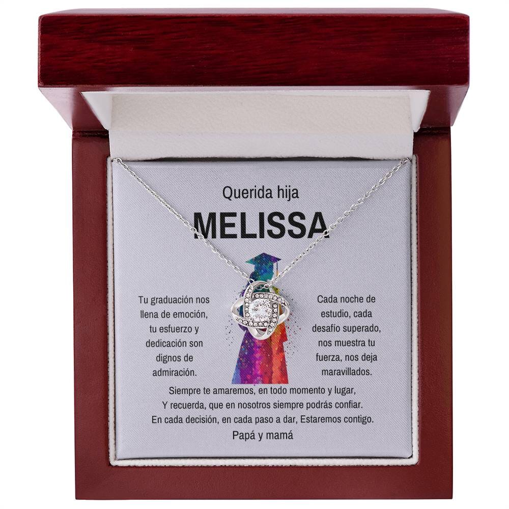 Un Lazo Eterno de Amor y Orgullo: El Colgante Nudo de Amor para Celebrar Su Graduación Jewelry/LoveKnot 