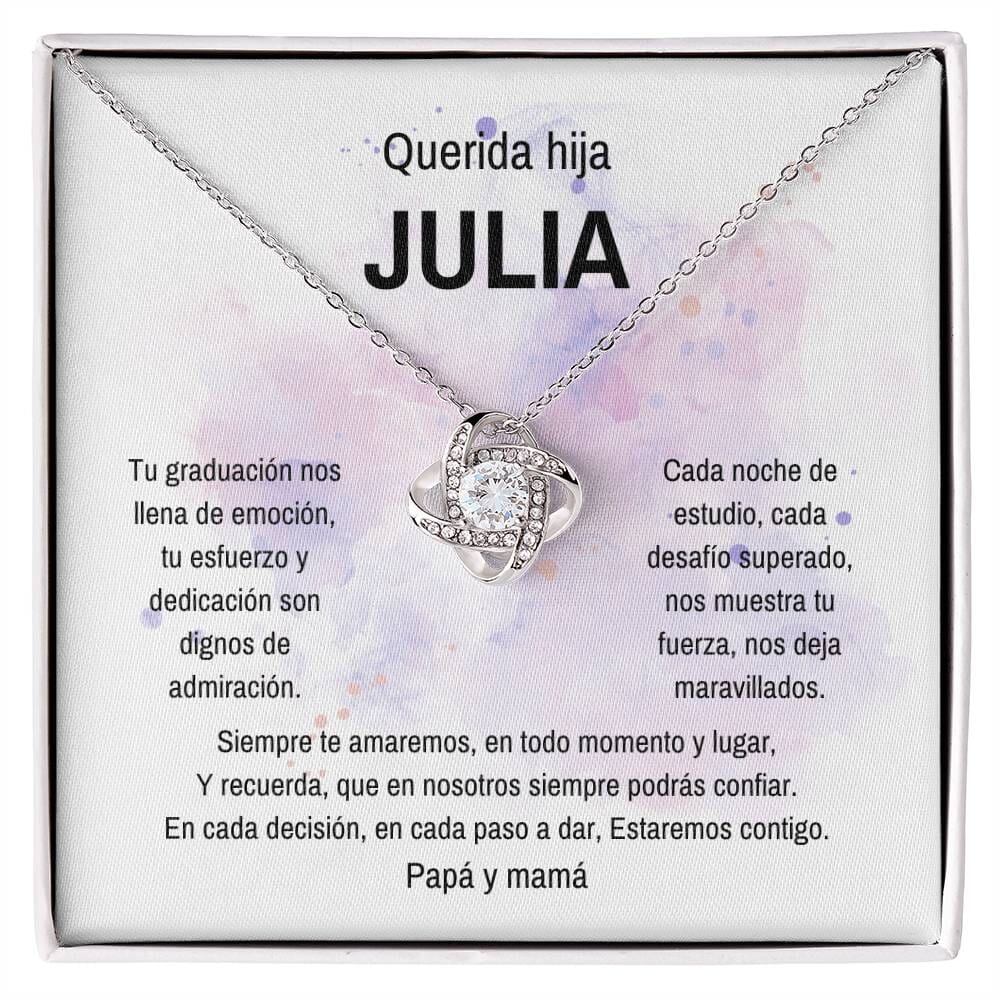 Un Lazo Eterno de Amor y Orgullo: El Collar de Nudo de Amor para Celebrar su Graduación Jewelry/LoveKnot 
