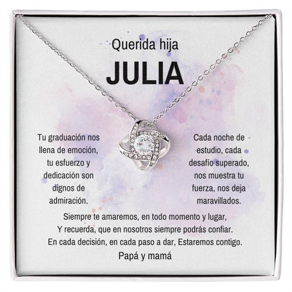 Un Lazo Eterno de Amor y Orgullo: El Collar de Nudo de Amor para Celebrar su Graduación Jewelry/LoveKnot 