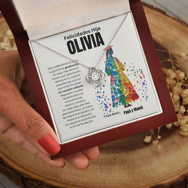 Un Lazo Eterno: El Collar de Nudo de Amor para Celebrar el Brillo de Tu Graduada Jewelry/LoveKnot ShineOn Fulfillment Acabado en oro blanco de 14 k Luxury Box 