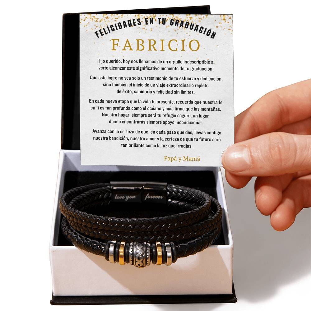 Un Lazo Eterno: La Pulsera que Encierra el Orgullo y Amor de una Graduación Jewelry/bracelet 