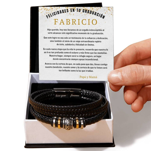 Un Lazo Eterno: La Pulsera que Encierra el Orgullo y Amor de una Graduación Jewelry/bracelet 