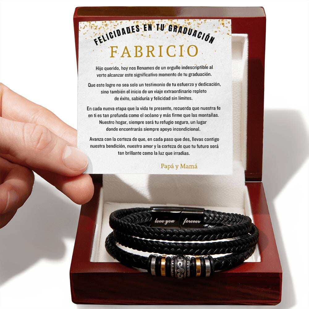 Un Lazo Eterno: La Pulsera que Encierra el Orgullo y Amor de una Graduación Jewelry/bracelet 