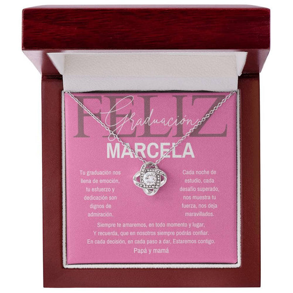Un Lazo Eterno: Tu Orgullo y Amor, Plasmados en un Nudo de Amor para Celebrar su Graduación Jewelry/LoveKnot 
