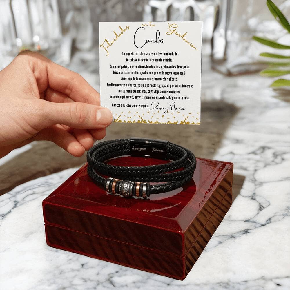 Un Lazo Inquebrantable: La Pulsera de la Eterna Promesa Jewelry/bracelet <p>Caja de Lujo c/LED</p> 