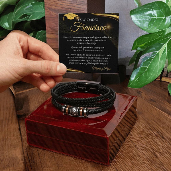 Un Lazo Inquebrantable: La Pulsera que Encapsula Amor Eterno y Orgullo Infinito Jewelry/bracelet <p>Caja de Lujo c/LED</p> 