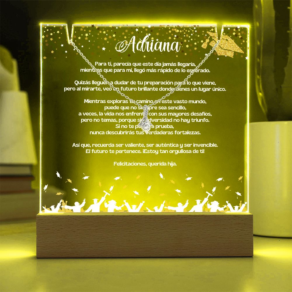 Un Legado de Amor: Set de Recuerdo Personalizado para Celebrar la Graduación de tu Hija Jewelry/AlluringBeauty 