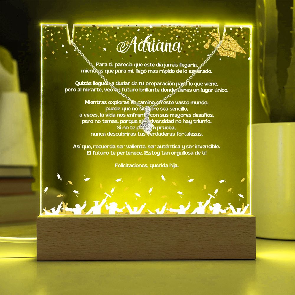 Un Legado de Amor: Set de Recuerdo Personalizado para Celebrar la Graduación de tu Hija Jewelry/AlluringBeauty 