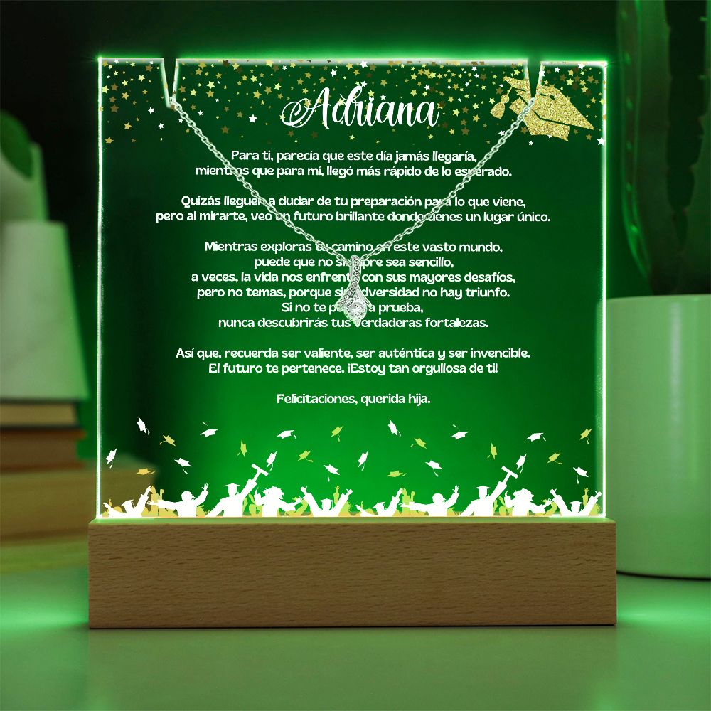 Un Legado de Amor: Set de Recuerdo Personalizado para Celebrar la Graduación de tu Hija Jewelry/AlluringBeauty 