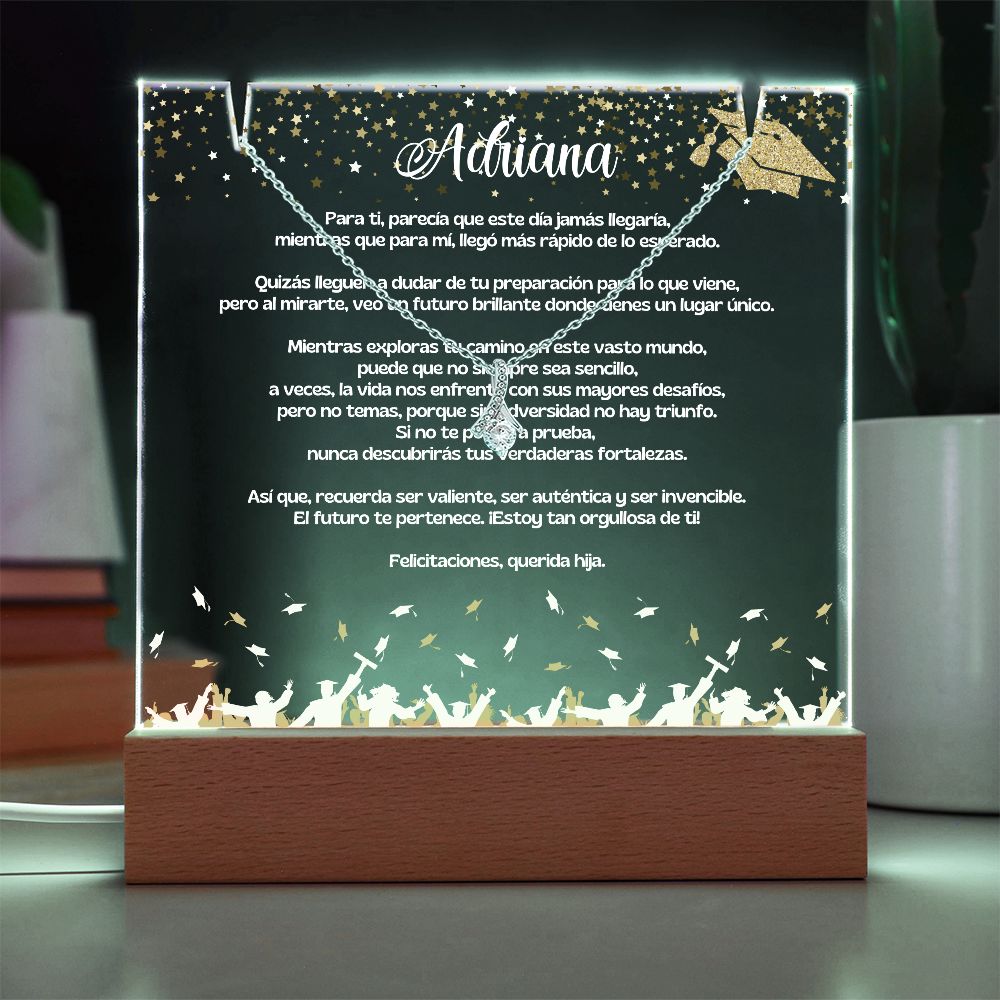 Un Legado de Amor: Set de Recuerdo Personalizado para Celebrar la Graduación de tu Hija Jewelry/AlluringBeauty 
