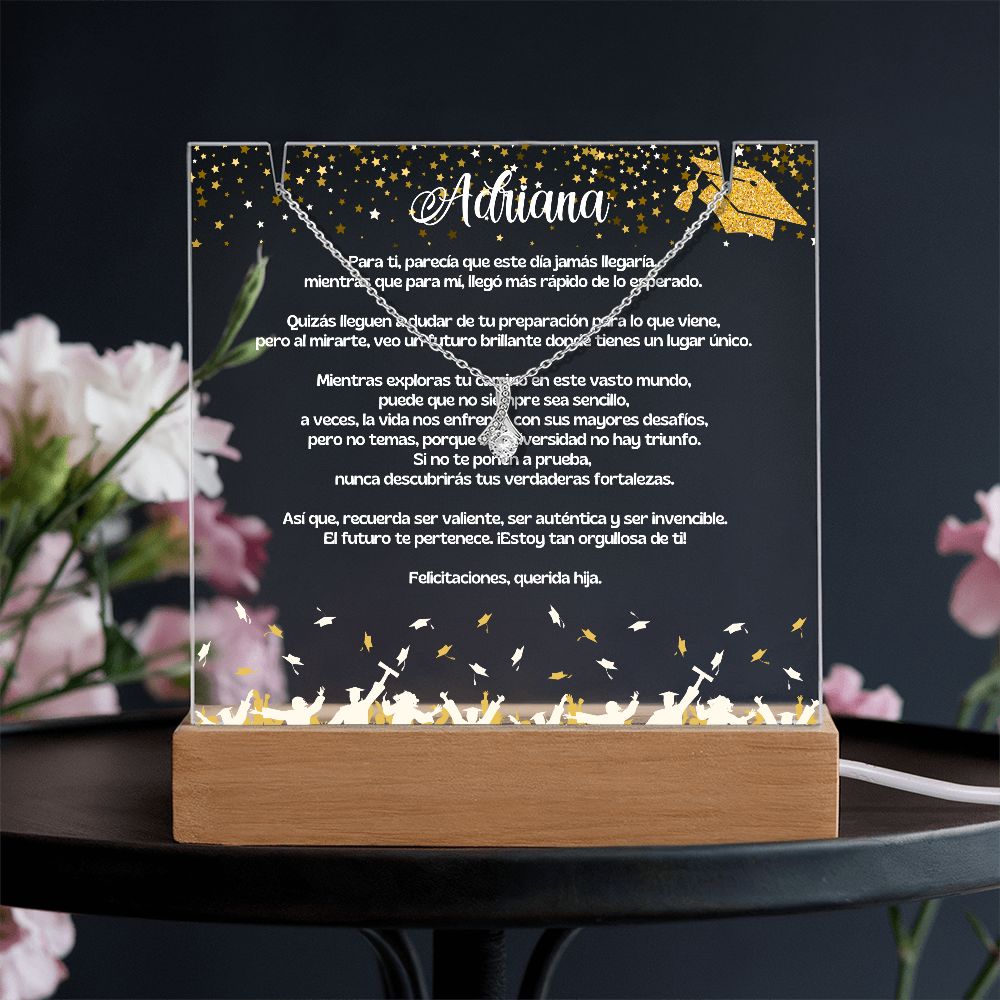 Un Legado de Amor: Set de Recuerdo Personalizado para Celebrar la Graduación de tu Hija Jewelry/AlluringBeauty 