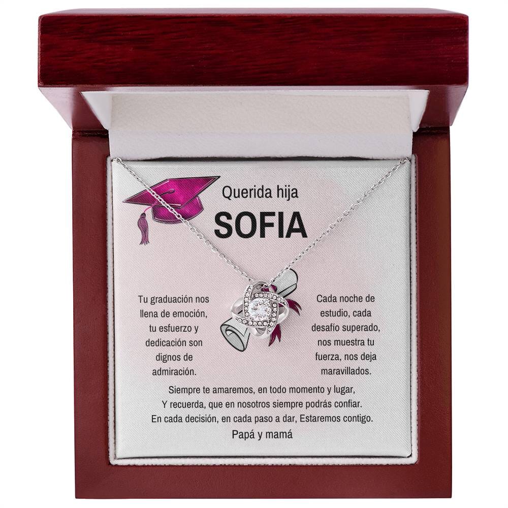 Un Nudo Eterno de Amor y Orgullo: El Regalo Perfecto para Celebrar su Graduación Jewelry/LoveKnot 