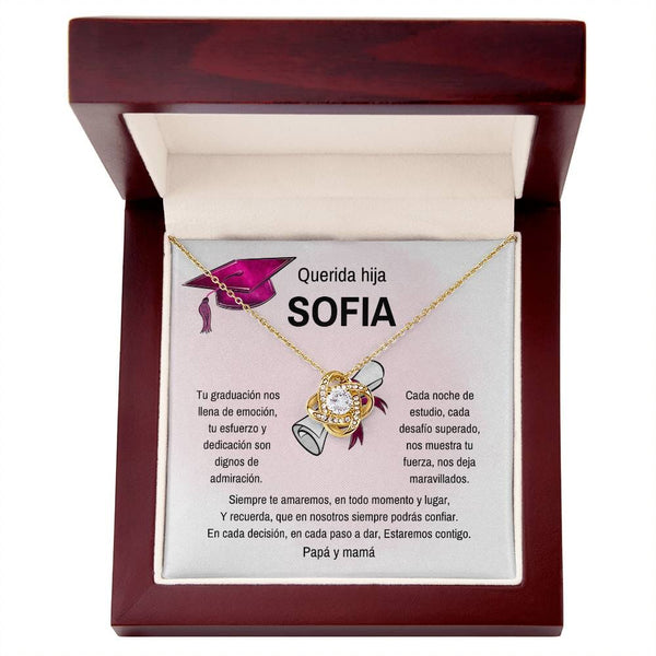 Un Nudo Eterno de Amor y Orgullo: El Regalo Perfecto para Celebrar su Graduación Jewelry/LoveKnot 