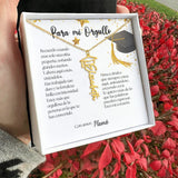 Un Recuerdo que Dura para Siempre - Regalo para Graduación Personalizado Jewelry/NameNecklace 