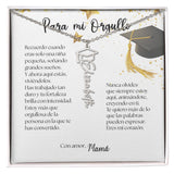 Un Recuerdo que Dura para Siempre - Regalo para Graduación Personalizado Jewelry/NameNecklace Acero inoxidable pulido Caja de regalo incluida 
