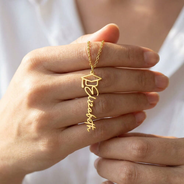 Un Recuerdo que Dura para Siempre - Regalo para Graduación Personalizado Jewelry/NameNecklace 