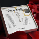 Un Recuerdo que Dura para Siempre - Regalo para Graduación Personalizado Jewelry/NameNecklace 