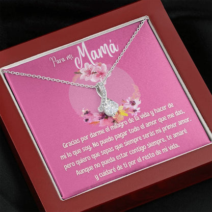 Un Regalo Eterno para Tu Primer Amor, Mamá - Collar Lazo de Amor Jewelry/AlluringBeauty 