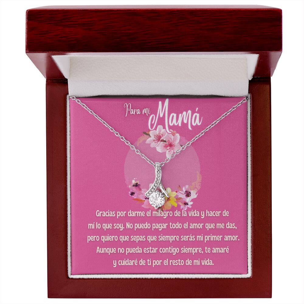 Un Regalo Eterno para Tu Primer Amor, Mamá - Collar Lazo de Amor Jewelry/AlluringBeauty 