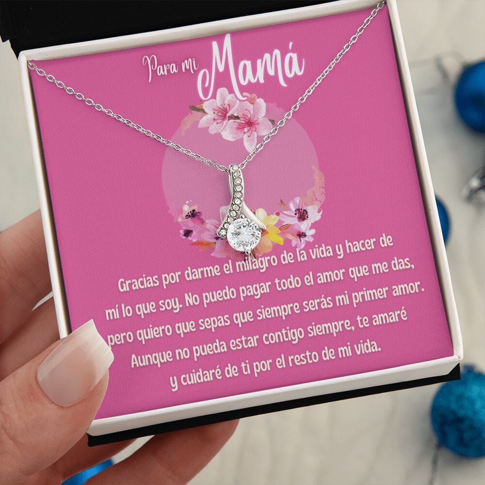 Un Regalo Eterno para Tu Primer Amor, Mamá - Collar Lazo de Amor Jewelry/AlluringBeauty 
