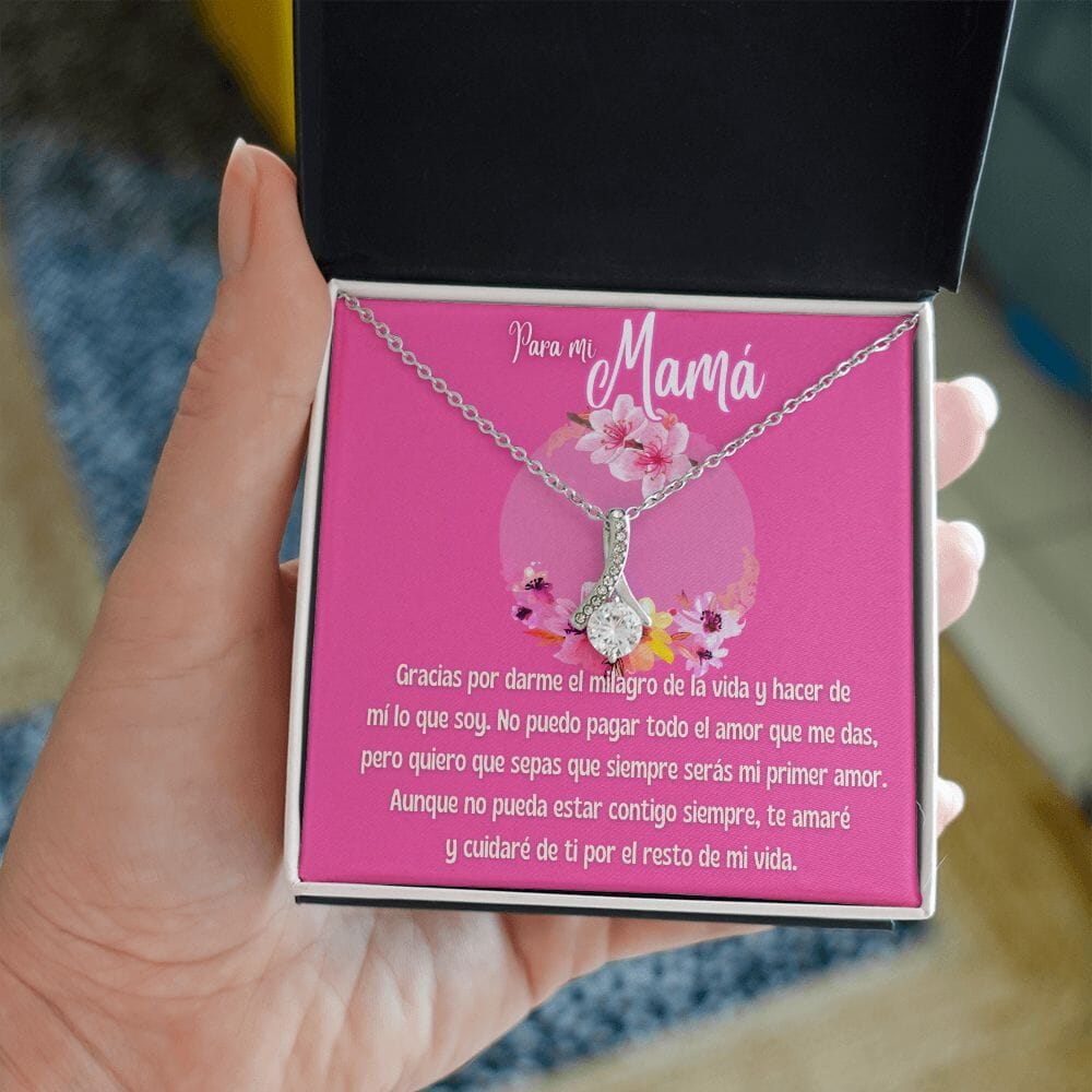 Un Regalo Eterno para Tu Primer Amor, Mamá - Collar Lazo de Amor Jewelry/AlluringBeauty 