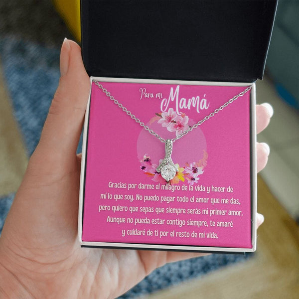 Un Regalo Eterno para Tu Primer Amor, Mamá - Collar Lazo de Amor Jewelry/AlluringBeauty 
