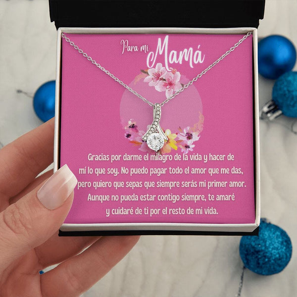 Un Regalo Eterno para Tu Primer Amor, Mamá - Collar Lazo de Amor Jewelry/AlluringBeauty 
