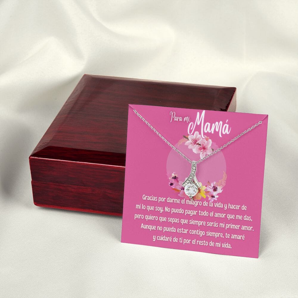 Un Regalo Eterno para Tu Primer Amor, Mamá - Collar Lazo de Amor Jewelry/AlluringBeauty 