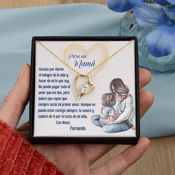 Un Regalo Inolvidable para Demostrar el Amor Eterno a Mamá - Collar Forever Love Personalizado Jewelry/ForeverLove 