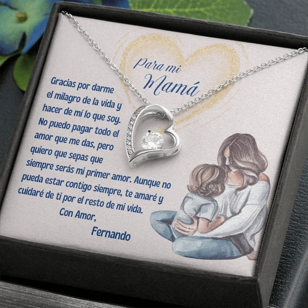 Un Regalo Inolvidable para Demostrar el Amor Eterno a Mamá - Collar Forever Love Personalizado Jewelry ShineOn Fulfillment 