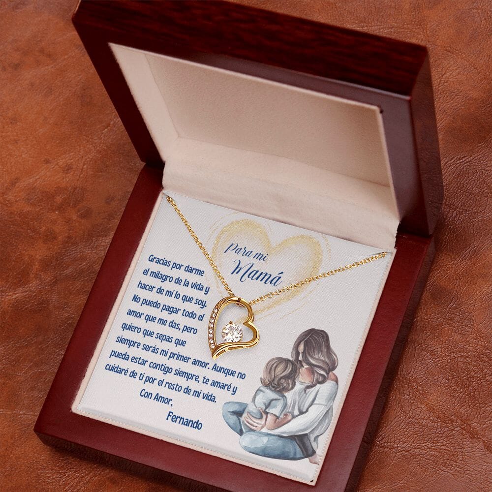 Un Regalo Inolvidable para Demostrar el Amor Eterno a Mamá - Collar Forever Love Personalizado Jewelry ShineOn Fulfillment 