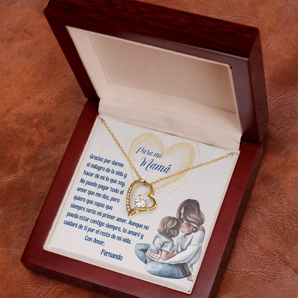 Un Regalo Inolvidable para Demostrar el Amor Eterno a Mamá - Collar Forever Love Personalizado Jewelry/ForeverLove 