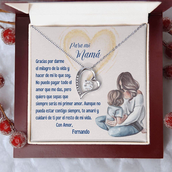 Un Regalo Inolvidable para Demostrar el Amor Eterno a Mamá - Collar Forever Love Personalizado Jewelry/ForeverLove 