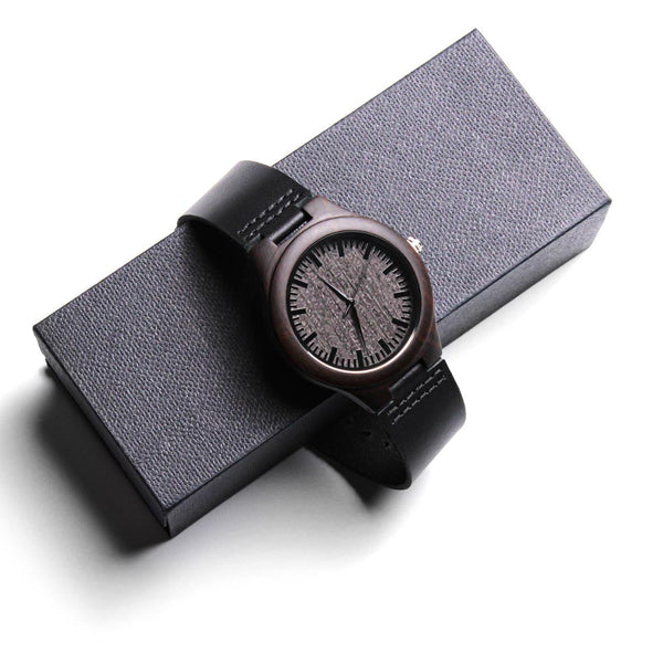 Un regalo para que su Nieto sepa cuánto lo amas - Reloj de madera grabado Jewelry/Watch 
