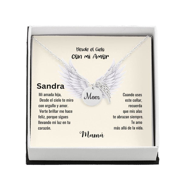 Un regalo que lleva esperanza, calma y cariño, como un susurro del cielo: Collar conmemorativo MOM Jewelry 